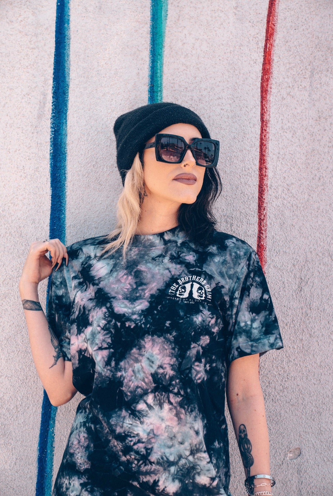 Oversized tie-dye t-shirt