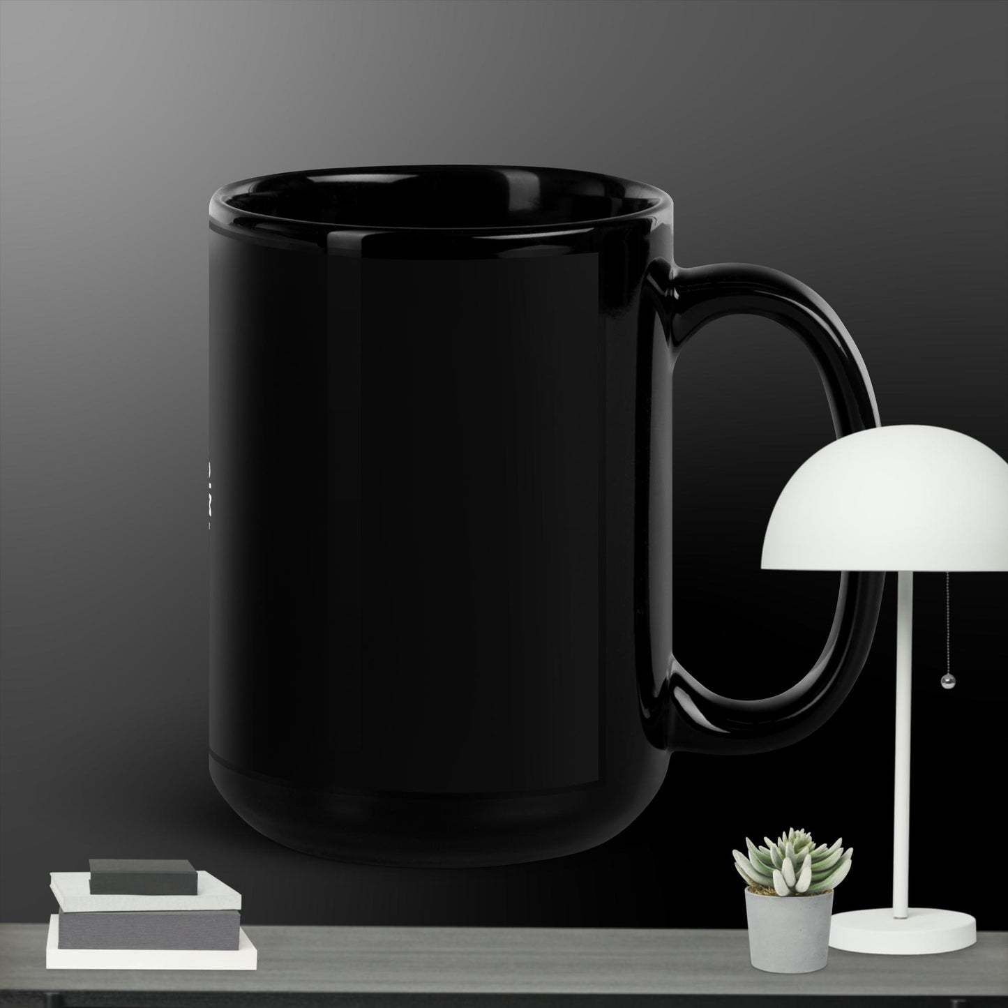 Black Glossy Mug