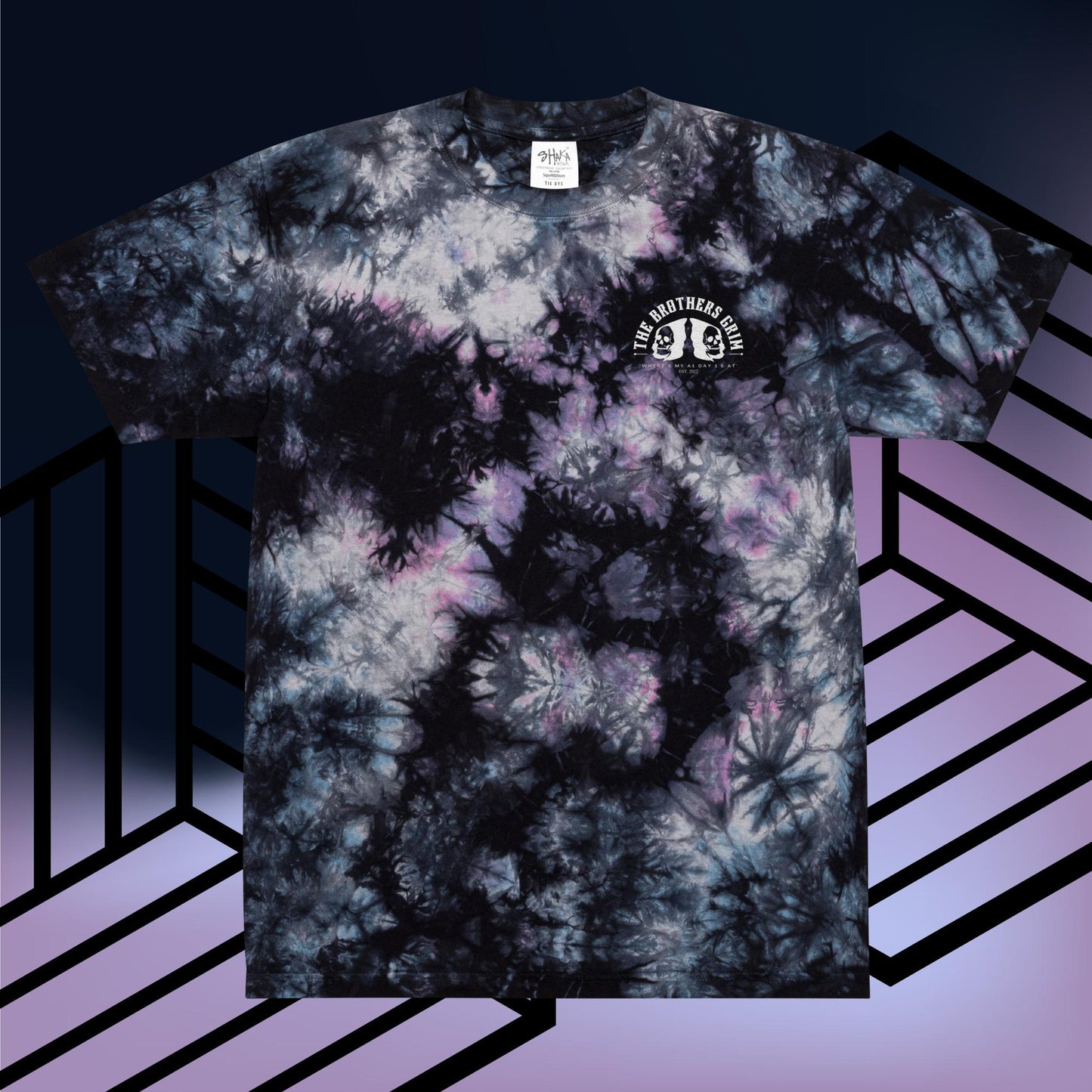 Oversized tie-dye t-shirt